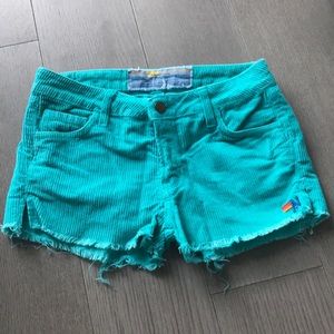 Aviator Nation Corduroy Shorts Size 25